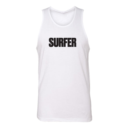 Men's Surfer Logo Tank Top (White)