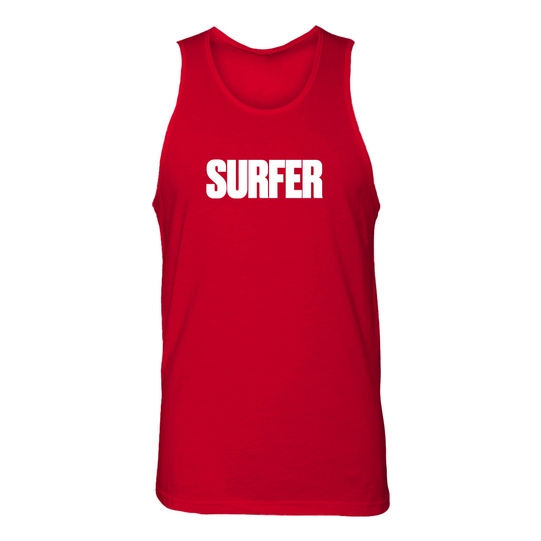 Men's Surfer Logo Tank Top (Red)