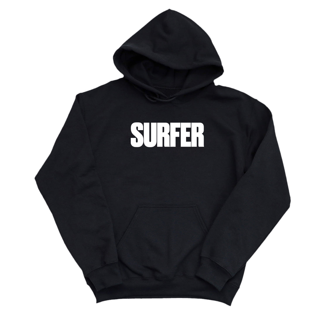 Surfer Logo Hoodie  (Black)