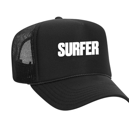 Surfer Logo Trucker Hat (Black)